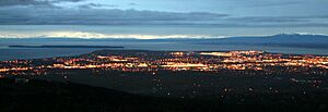 Anchorage at night