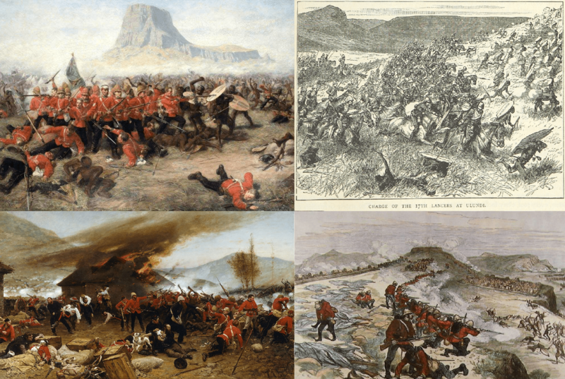 Anglo-Zulu War collage