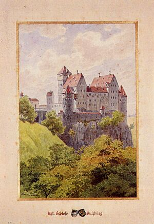 Aquarell - Schloss Sulzbürg - Joseph Andreas Weiß wiki