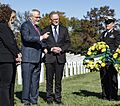Australian Prime Minister Anthony Albanese visits Arlington National Cemetery where he placed a wreath at the Tomb of the Unknown Soldier on October 23, 2023 43 (cropped)