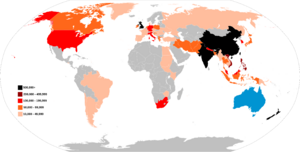Australian Residents by Country of Birth 2021 Census