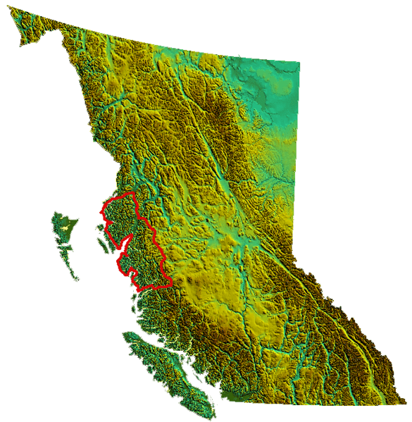 BC-relief Kitimatranges