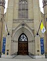 Basilica of the Sacred Heart (Notre Dame, Indiana) - exterior, front portal