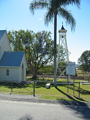 Bethania Lutheran Church and bell tower, 2005.JPG