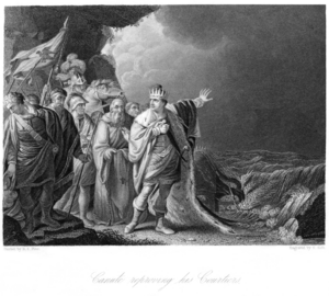 Canute Reproving His Courtiers