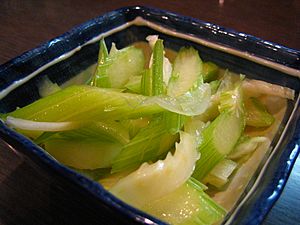 Celery asadzuke by ayustety in Tokyo