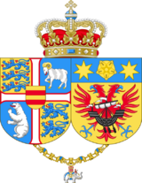 Coat of arms of Queen Mary of Denmark (2025).svg