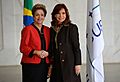 Dilma Rousseff e Cristina Kirchner em 2015
