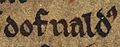 Domhnall mac Raghnaill (British Library MS Cotton Julius A VII, folio 47v)