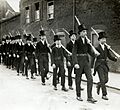 Eerste Wereldoorlog Mobilisatie, oorlogsverklaring Jongens van het Eton college tijdens, SFA022801433
