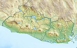 Location of Lake Güija in El Salvador.