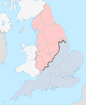England North-South divide map (Danny Dorling version) 01
