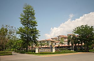 Entrance to Pacifico Plaza in Playas del Coco, Guancaste, Costa Rica