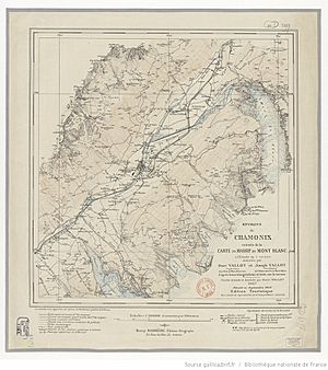 Environs de Chamonix - carte 20000eme - 1907