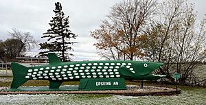 Erskine, Minnesota Northern sculpture