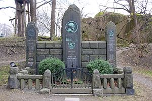 Familien Gude, gravminne på Vår Frelsers gravlund, Oslo, bilde 3