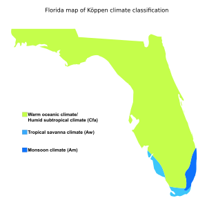 Geography Of Florida Facts For Kids