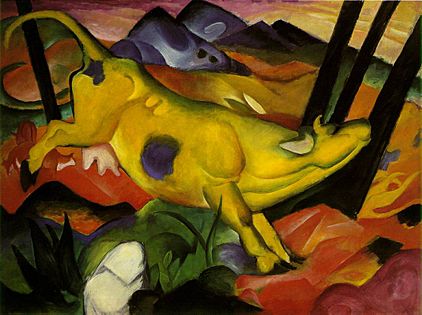Franz Marc-The Yellow Cow-1911