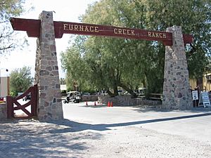 Entrance to Furnace Creek Ranch