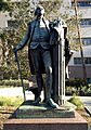 George Washington statue, Grand Park, Los Angeles, January 21, 2014