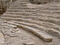 Gradas del teatro romano de Zaragoza