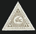 Great Barrier Island Pigeon-Gram stamp 1899