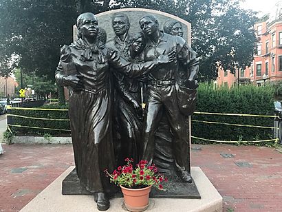 Image of Harriet Tubman Memorial in Boston, Massachusetts.
