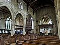 Inside of St John the Baptist Church of England church in Tideswell