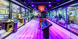 Inside the Worcester Historical Museum, Massachusetts