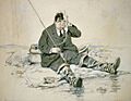Irvin S. Cobb by Tony Sarg 1918