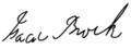 Isaac Brock Signature