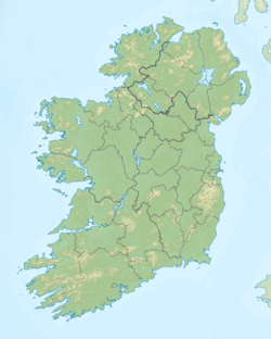 Caragh Lake location in Ireland