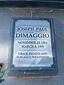 Joe DiMaggio mausoleum gravestone