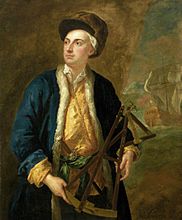 John Vanderbank (1694-1739) - A Merchant Captain with Elton's Quadrant - BHC3128 - Royal Museums Greenwich