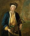 John Vanderbank (1694-1739) - A Merchant Captain with Elton's Quadrant - BHC3128 - Royal Museums Greenwich