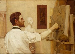 Kenyon Cox - Portrait of Augustus Saint-Gaudens