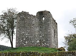 Lag Tower from the north-west, Dunscore, Dumfries & Galloway, Ancestral home of the Grierson Clan