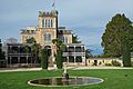 Larnach Castle and fountain