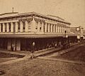 Main Street, Stockton, California, from Robert N. Dennis collection of stereoscopic views (cropped)