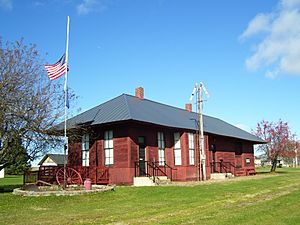 The Mason Depot, home of the Mason Area Historical Society