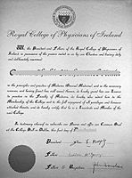 Membership Diploma of the Royal College of Physicians of Ireland