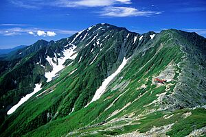 Mount Aino fom Mount Kita 2001-7-2