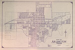Myers, Noyes, & Forrest Official Map Arlington, Texas 1926 UTA