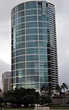 Nauru Tower (at dusk), Honolulu, HI.jpg