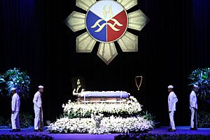 Nora Aunor's necrological service at Manila Metropolitan Theater on April 22, 2025