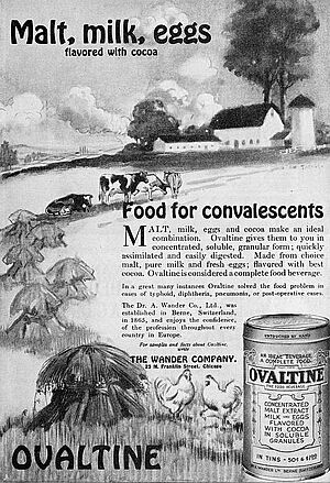 Ovaltine advertisement (1917)