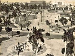 Palacioo de Aldana from the Campo Marte. Havana, Cuba