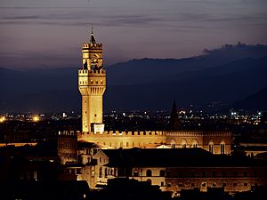 Palazzo Vecchio by nigth