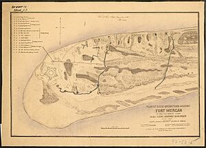 Plan of Siege Operations Against Fort Morgan by the U.S. Forces, under Maj. Genl. Gordon Granger, Aug. 1864. Capt.... - NARA - 305753