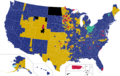 Republican Party presidential primaries results by county, 2016